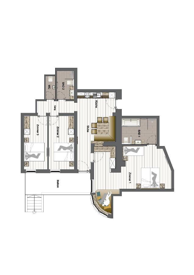 Hotel-Appartement Ferienhof Герлос Экстерьер фото